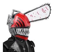 Chainsaw Man M-asks, Halloween Anime Chainsaw Man Cosplay Fullhead M-asks Costume Props, Bloody Pochita Denji Masque, Realistic Face Cover For Party, Carnival, Masquerade
