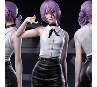 Chainsaw Man Reze Devil Figures Static Statue Figurine Double Headed Sculpture Can Be Replaced Desktop Ornament Trendy Toys Reze