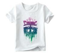 Chainsaw Man Riding Shark Vintage Men T-Shirt White S