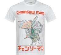Chainsaw Man Three Tone Chainsaw T-Shirt white L