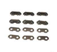 Chainsaw Master Link 3/8 0.063 Gauge Repair Parts - Metal Joiner Links for Saw Chain Assembly - 6 Pack Black Connectors(Big3/8)