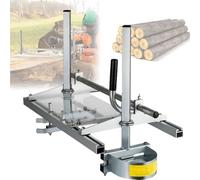 Chainsaw Mill, 20"/24"/36" /48" Chainsaw Milling Machine, Chainsaw Planking Wood Cutting Saw Mill, Adjustable Thickness, Heavy Duty Cast Iron Sawmill Tool Cutting Supplies.(48)