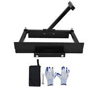 Chainsaw Mill Portable Vertical Cutting Milling Durable Stable Chainsaw Guide Mill for Woodworking Hand Held Saw Mill Universal Chainsaw Mill Black Steel