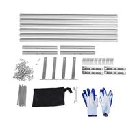 Chainsaw Mill Rail Guide System Portable 2.7 Metres Aluminium Lithium Alloy Sawmill Set for Planking Milling and Straight Cutting Professional Carpenters and Woodworkers