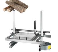 Chainsaw Milling Machine, Portable Chain Saw Mill Planking Milling Machine, 20"/24"/36" Chainsaw Planking Wood Cutting Saw Mill with Scale, Adjustable Thickness, Rail Mill Guide System for Carpenters(