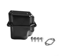 Chainsaw Muffler Gasket Hardware Set for 024, 026, M40, M60 - Replacement OEM Part 1121 140 0606, Heat-Resistant Steel Kit with 4 Screws