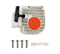 Chainsaw Pull Starter Assembly for MS210 MS230 MS250 with Fan Housing Kit 1123 080 1802 Including Rope and Four Screws for Installation