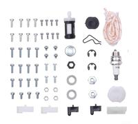Chainsaw Repair Bolts Set, MS260 MS360 Hardware Kit, Engine Screw Assortment, Outdoor powers Tool Fasteners, Saw Maintenance Nut Bundle, Metal Bolt Replacement Pack, 024 026 034 Fixing