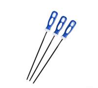 Chainsaw Round Files Steel Sharpener Tool for Chain Sharpening 4mm 4.8mm 5.5mm Grinding Hand Tool Blue White Handle 290mm(3PCS)