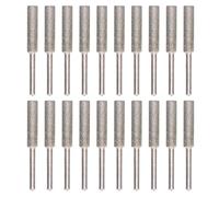 Chainsaw Sharpener Burr Grinding Head 20Pcs Rotating File Sharpening Tool Set Kit for Electric Grinder Engraving Tools Emery Material 7/32 Inch Wheel Large Chainsaw Chain (5.5mm)