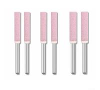 Chainsaw Sharpener Grinding Stone File 6Pcs Set for Electric Grinder, Chrome Steel Material with 4mm 4 8mm 5 5mm Sizes Suitable for Polishing Metal and Jade