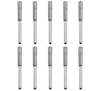 Chainsaw Sharpener Stone CHENJIN 10PCS 5/32 Inch (4 mm) Grinding Stone File with Storage Box Polishing Grinding Tool