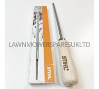 Chainsaw Sharpening Files & Handle 5605 772 5206 - 3/8" 5.2mm Pack of 6 Genuine