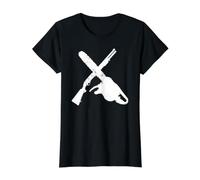 Chainsaw & Shotgun Zombie Hunter Value Graphic T-Shirt