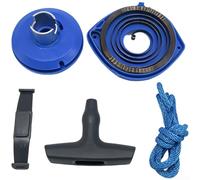 Chainsaw Starter Assembly for K650 K750 K760 K960 K970 - Heavy Duty Rope Cord Pull Start Gear Housing Unit(Blue Component)