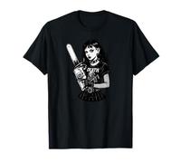 Chainsaw Sweetheart: Punk Goth Slayer T-Shirt