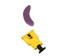 Chainsaw Teeth Sharpener Woodworking Lawn,Bubble Bag 22.6x14.4x2.6cm | Lightweight,portable,fits 14-20 In chainsaws,adjustable pins,safe fast sharpening,ABS with grinding stones