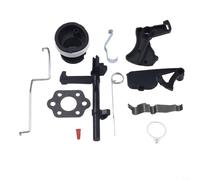 Chainsaw Throttle Trigger Interlock Choke Rod Spring Gasket Repair Kit with Intake Manifold and Fuel Tank Vent for MS180 MS170 018 017 Models