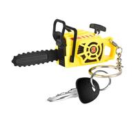 Chainsaw Toy | Realistic Small Pendant | Fake Tool Accessory Key Ring for Men, Boyfriend, Birthday, Party, Travel, Backpack and Luggage