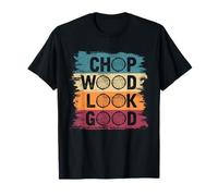 Chainsaw Tree Logger Wood Chop Arborist Men Gift Lumberjack T-Shirt
