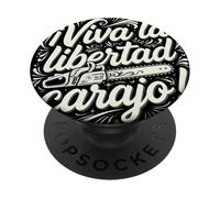 Chainsaw Viva la Libertad Carajo Reformer Freedom PopSockets Adhesive PopGrip