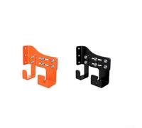 Chainsaw Wall Holder Constructed from Thick Gauge Iron for Resistance to Bending Twisting or Deformation Under Load (Black)