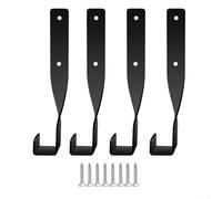 Chainsaw Wall Mount Storage Rack for Garage or Shed Heavy Duty Metal Holder Supports Chainsaws, Chains, and Yard Tools to Maintain Organized and Clutter Space (4pcs)