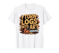 Chainsaw Wood Carver Sculptor Log Carving Artist T-Shirt