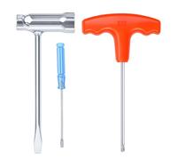 Chainsaw Wrench Scrench 19mm x 13mm with T-Handle T27 Torx Screwdriver, Chainsaw Tool Kit Fit for Stihl Makita Husqvarna Dolmar Partner Echo Jonsered Poulan John Deere Chainsaws