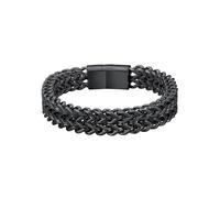 ChainsHouse Bracelet for Men Franco Cuban Chain Link with Sturdy Clasp, 7.5/8.3/9 Inches Length, 6/10/12MM Width Bracelet Chain, Gift for Husband, Dad, Father's Day, 7.5 inches, no gemstone