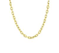 ChainsHouse Stainless Steeel Chain Necklace for Men Women, Rolo Cable Link | 3mm/5mm/7mm/9mm/12mm Wide, Silver/Black/Gold Plated Chains Necklaces, 18"-30" Length