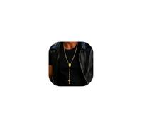 ChainsPro Cross Necklace Rosary Beads Catholic Men Women Saint Michael Medal Gold Chain Stainless Steel Crucifix Prayer Jesus Gift Mens Christian Jewellery