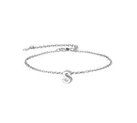ChainsPro Initial S Bracelets for Women Personalized Bracelet Silver Jewellery Birthday Gifts for Women Silver Bracelet Gift