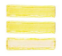 ChainYao 3 Pack Replacement Microfibre Pads for Karcher Window Vac WV2 WV5 WV6 Plus | Premium Velcro Cleaning Cloths Compatible with Spray Bottle Models