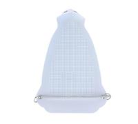 ChainYao Non Stick Iron Protector Shoe, Universal Heat Resistant Iron Soleplate Cover, Protects Garments & Iron, for Most Electric Steam Irons, White