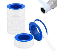ChainYao PTFE Tape 6 Rolls, 19mm x 12M White Thread Seal Tape - Waterproof Plumbing Repair Tape to Stop Leaks, Pipe Thread Sealant for Kitchen Bathroom Garden Pipe Fittings