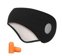 ChainYao Sleep Headband with Noise Cancelling Ear Muffs & Ear Plugs, Adjustable Soundproof Earmuffs for Sleeping, Meditation, Travel, Flight, Studying
