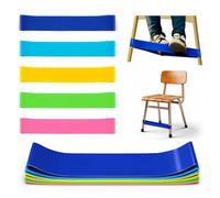 Chair Bands ADHD, 5 Pack Chair Bands for Kids with Fidgety Feet Essential Tools for ADHD to Boost Concentration & Reduce Restlessness in Classrooms & Homes