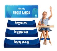 Chair Bands For Kids with Fidgety Feet - Fidget Bands Provide Flexible Sensory Seating for Classroom & Home - Natural & Resilient Latex ADHD Bands - Easy To Install Chair Band for Quiet Energy Release