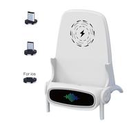 Chair Cell Phone Charger - Wireless Charging Dock, Phone Charging Stand | Wireless Charging Pad Stand, Wireless Charging Station, Phone Charger Seat, Wireless Chair Charger, Rechargeable Chair Dock