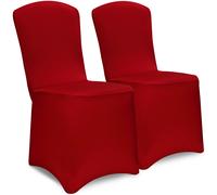 Chair Cover 2Pcs Set Red