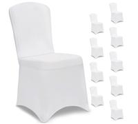 Chair cover set of 10 white