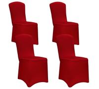 Chair cover set of 4 Bordeaux