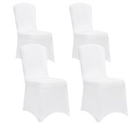 Chair cover set of 4 white