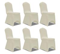 Chair Cover Stretch Cream 6 pcs