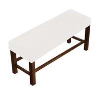 Chair Covers Elastic Stretch Piano Bench Cover, Washable and Soft Polyester, Full-Wrapped Rectangular Stool Protector for Home and Office M L130-150cmW35-50cmH20cm