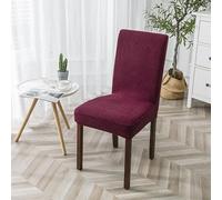 Chair Covers for Dining Room Stretch Dining Accent Chair Covers Slipcovers Kitchen Chairs Cover for Living Room/Bedroom,Burgundy,6pcs