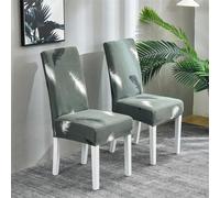 Chair Covers Sage Green Feather Dining Chair Covers Stretch Removable Dining Chair Slipcovers Elastic Dining Chair Seat Covers for Hotel Ceremony Kitchen Banquet Restaurant(Pack of 6)