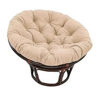 Chair Cush - 100cm Round Polyrattan Floor Pillow for Swing Chairs Thick 10-12cm Soft Cush for Ultimate t and Sle