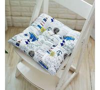 Chair Cushion, 40x40cm Grey Green Chair Seat Cushion Black Indoor/Outdoor Comfortable Pads For Kitchen Cushions